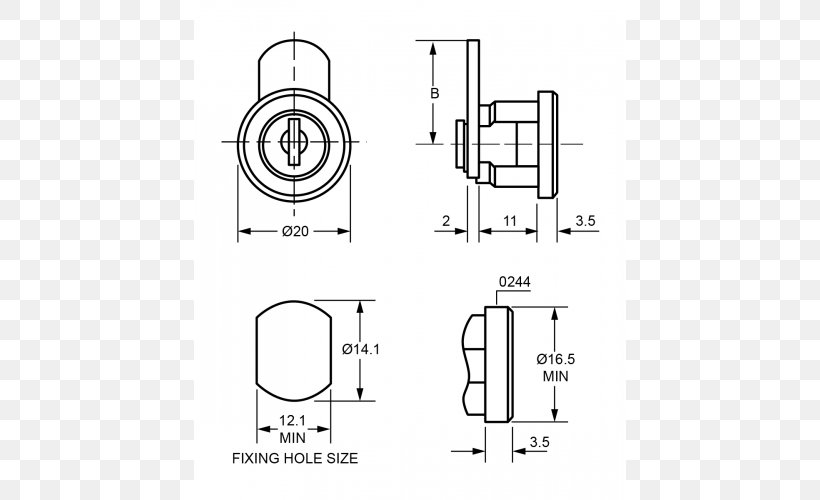 Technical Drawing Door Handle Diagram, PNG, 500x500px, Technical Drawing, Area, Artwork, Black And White, Diagram Download Free