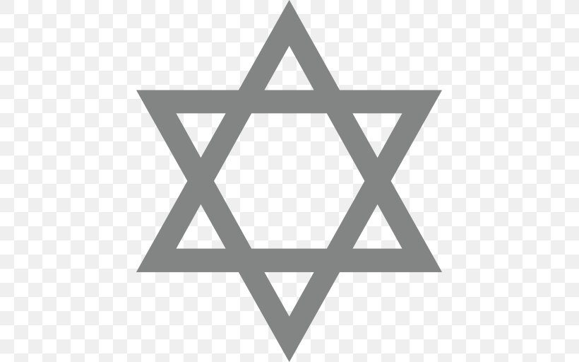 Star Of David Judaism Jewish Symbolism, PNG, 512x512px, Star Of David, Area, Bar And Bat Mitzvah, Black And White, Brand Download Free