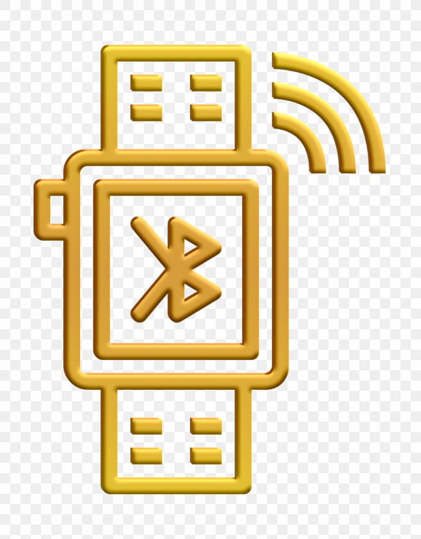 Watch Icon Smartwatch Icon, PNG, 904x1156px, Watch Icon, Line, Smartwatch Icon, Symbol, Yellow Download Free