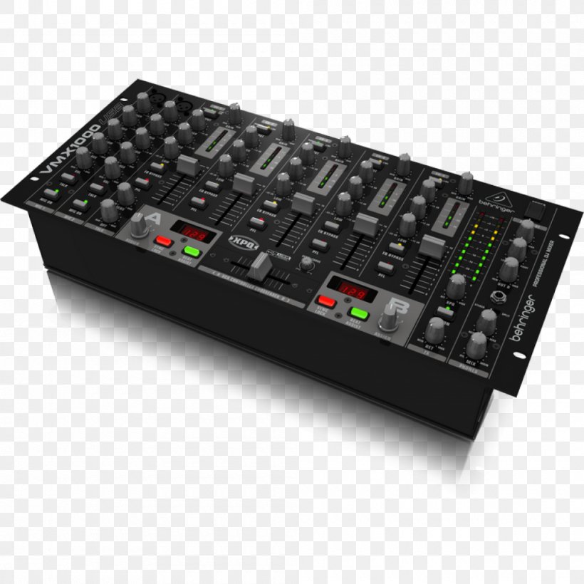 Audio Mixers Behringer PRO MIXER VMX1000USB, PNG, 1000x1000px, 19inch Rack, Audio Mixers, Audio Equipment, Behringer, Behringer Pro Mixer Dx2000usb Download Free