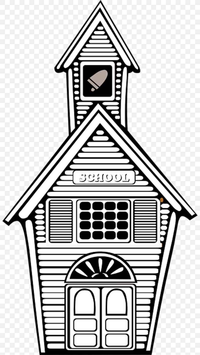 House School Line Art Clip Art, PNG, 800x1450px, House, Area, Black And White, Building, Facade Download Free