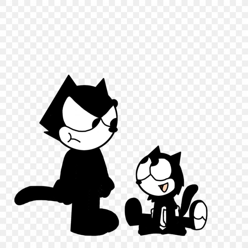 Kitten Whiskers Felix The Cat, PNG, 894x894px, Kitten, Black, Black And White, Canidae, Carnivoran Download Free