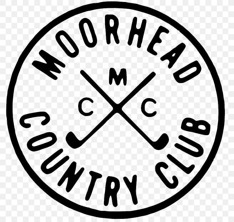 Moorhead Country Club Clip Art Design Logo, PNG, 809x779px, Logo, Area, Black, Black And White, Clock Download Free