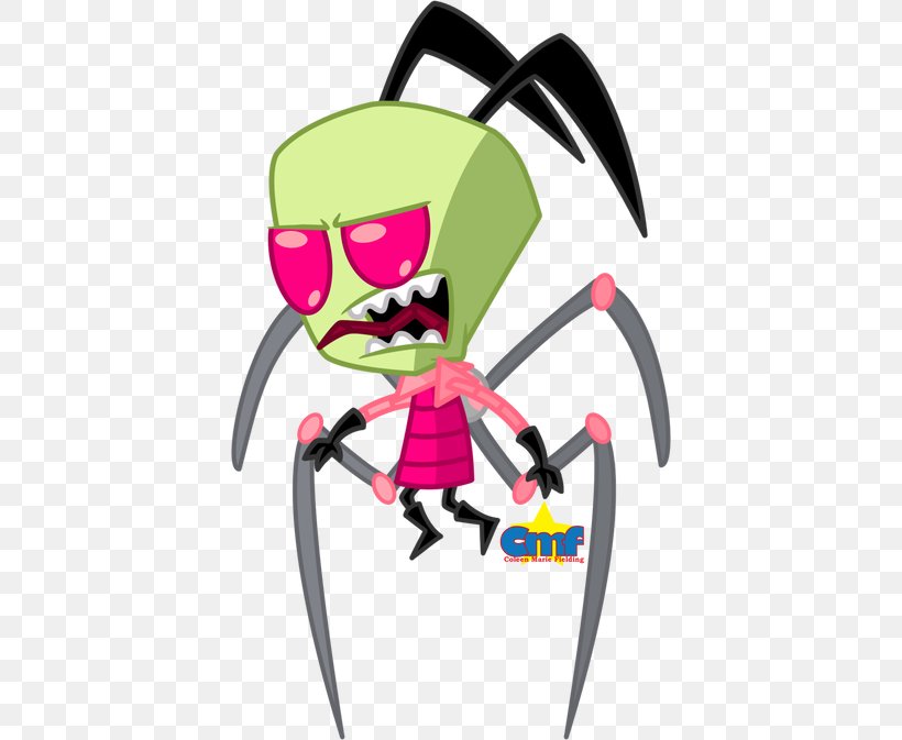 Spider Web, PNG, 400x673px, Zim, Cartoon, Invader Zim, Jhonen Vasquez, Magenta Download Free