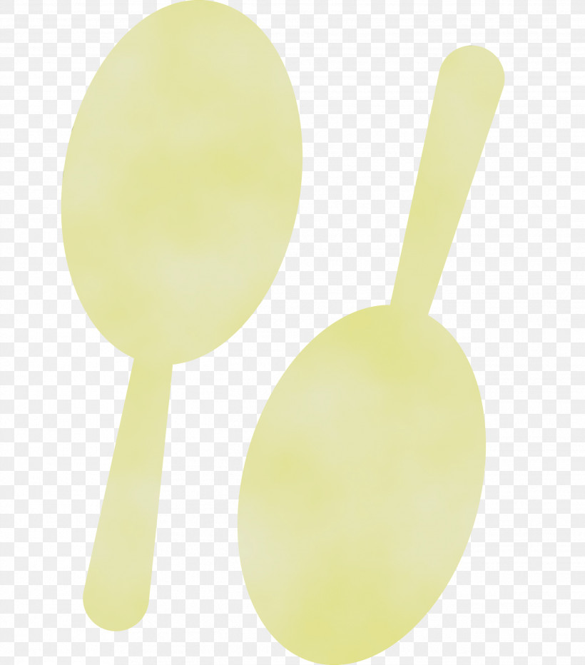 Spoon Yellow, PNG, 2638x3000px, Watercolor, Paint, Spoon, Wet Ink, Yellow Download Free