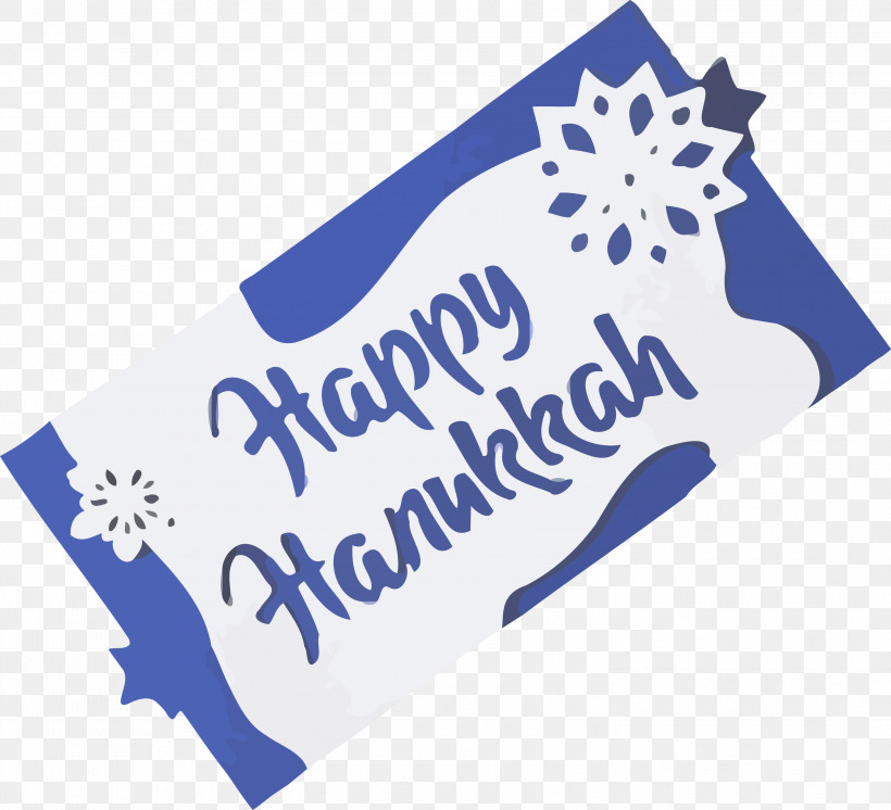 Happy Hanukkah Hanukkah, PNG, 3000x2732px, Happy Hanukkah, Cobalt Blue, Electric Blue, Hanukkah Download Free