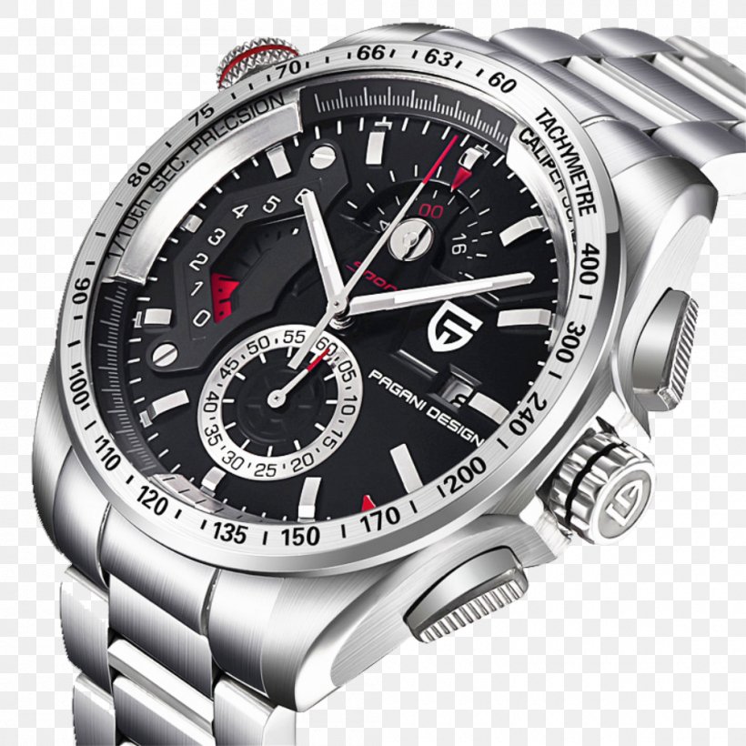 Watch Quartz Clock Water Resistant Mark Pagani Chronograph, PNG, 1000x1000px, Watch, Brand, Chronograph, Clock, Clothing Accessories Download Free