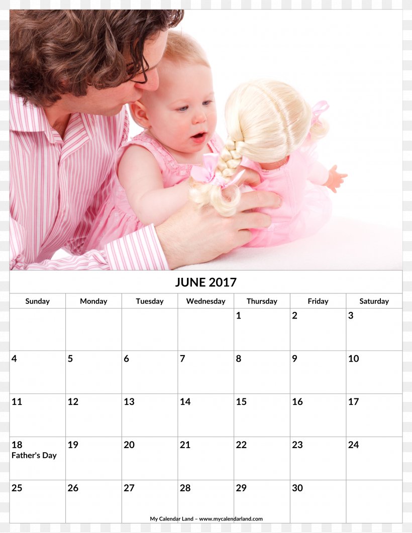 Father's Day Child Daughter Infant, PNG, 2550x3300px, 2018, Father, Babbling, Baby Talk, Calendar Download Free