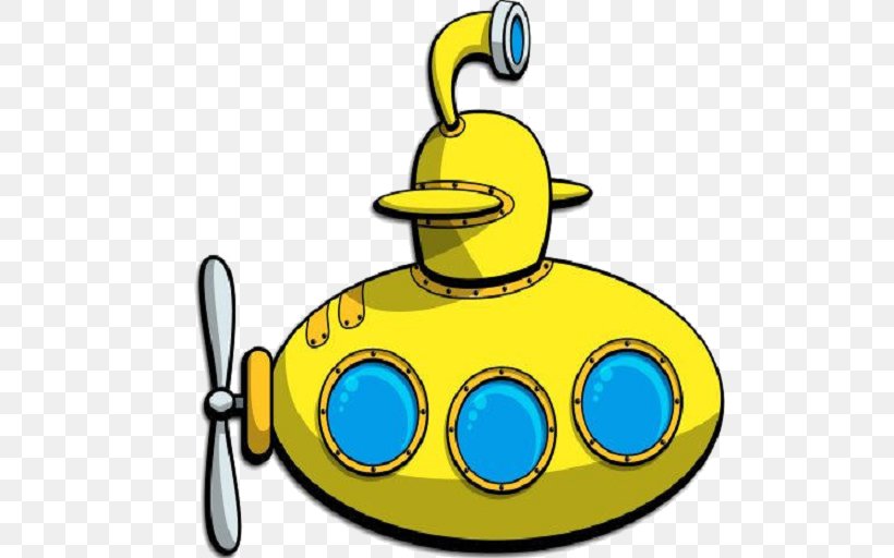 Submarine Royalty-free Clip Art, PNG, 512x512px, Submarine, Artwork, Beak, Cartoon, Comics Download Free