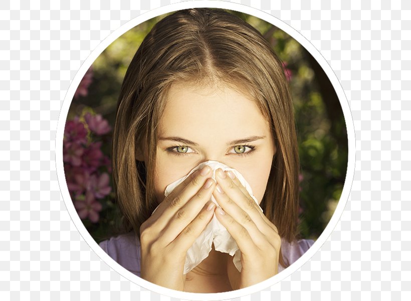 Allergy Stock Photography Woman Nose Rhinorrhea, PNG, 600x600px, Allergy, Asthma, Brown Hair, Cheek, Chin Download Free