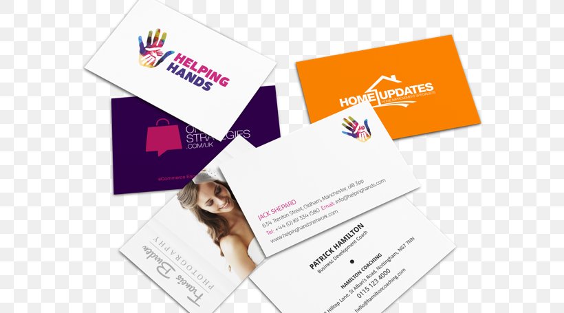 Business Cards Paper Printing Visiting Card, PNG, 586x455px, Business Cards, Advertising, Brand, Brochure, Business Download Free