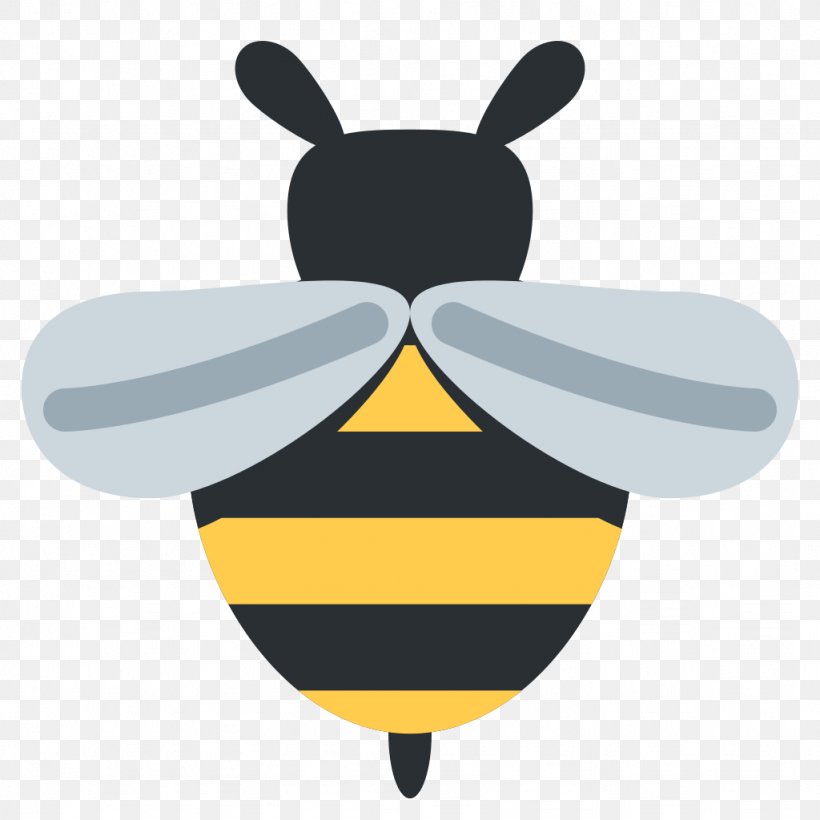 Emoji Bumblebee Honey Bee Africanized Bee Queen Bee, PNG, 1024x1024px, Emoji, Africanized Bee, Apidae, Bee, Bee Brood Download Free