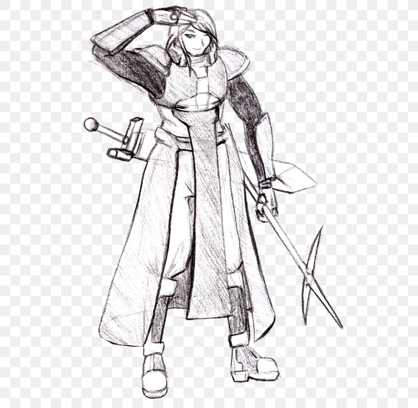 Robe Drawing Costume Line Art Sketch, PNG, 546x800px, Robe, Arm, Arma Bianca, Artwork, Black And White Download Free