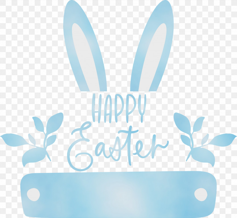 Turquoise, PNG, 3000x2760px, Easter Day, Happy Easter Day, Paint, Turquoise, Watercolor Download Free