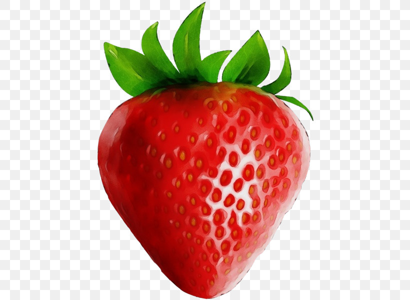 Strawberry, PNG, 446x600px, Watercolor, Accessory Fruit, Berry, Food, Fruit Download Free