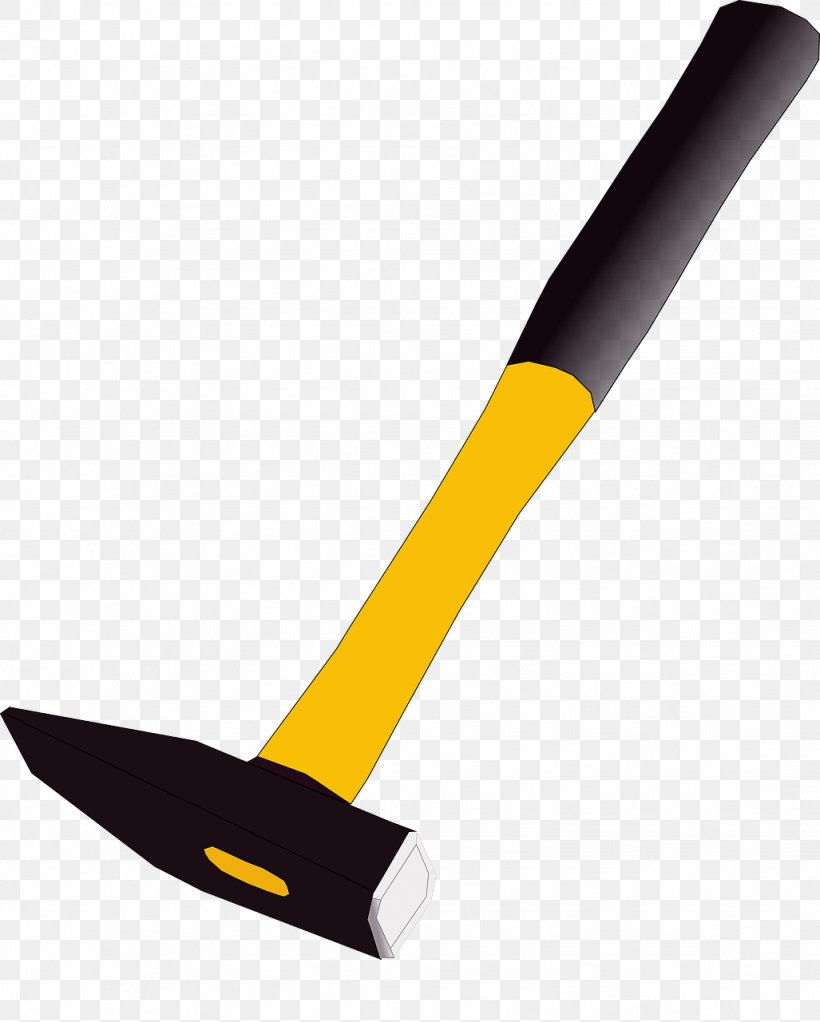 Hammer Clip Art, PNG, 1027x1280px, Hammer, Pen, Scalable Vector Graphics, Tool, Yellow Download Free
