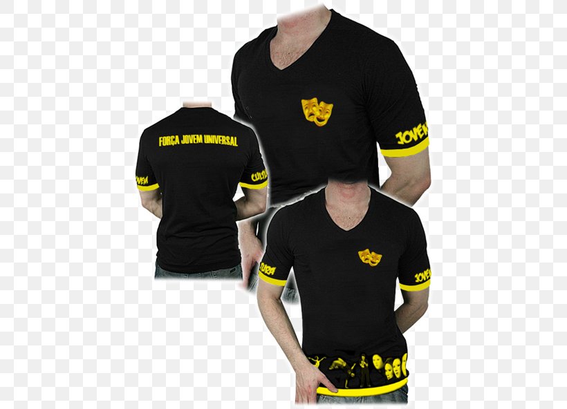 Long-sleeved T-shirt Força Jovem Universal, PNG, 444x592px, Tshirt, Arm, Black, Blouse, Brand Download Free