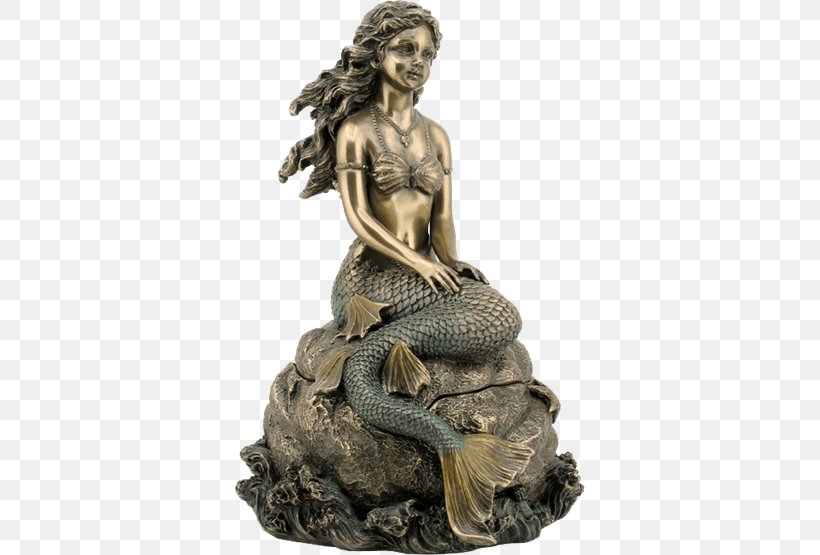 A Mermaid Bronze Sculpture Figurine, PNG, 555x555px, Mermaid, Atargatis, Box, Bronze, Bronze Sculpture Download Free