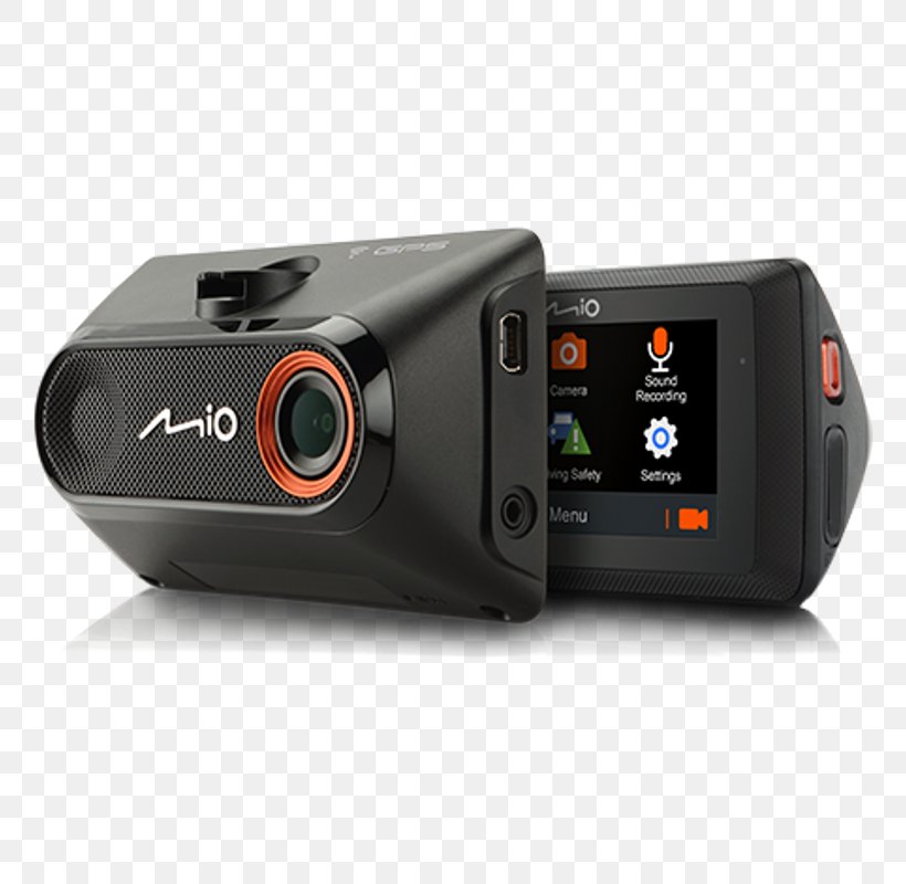Car Dashcam GPS Navigation Systems Mio Technology Camera, PNG, 800x800px, Car, Automotive Navigation System, Camera, Camera Lens, Dashboard Download Free