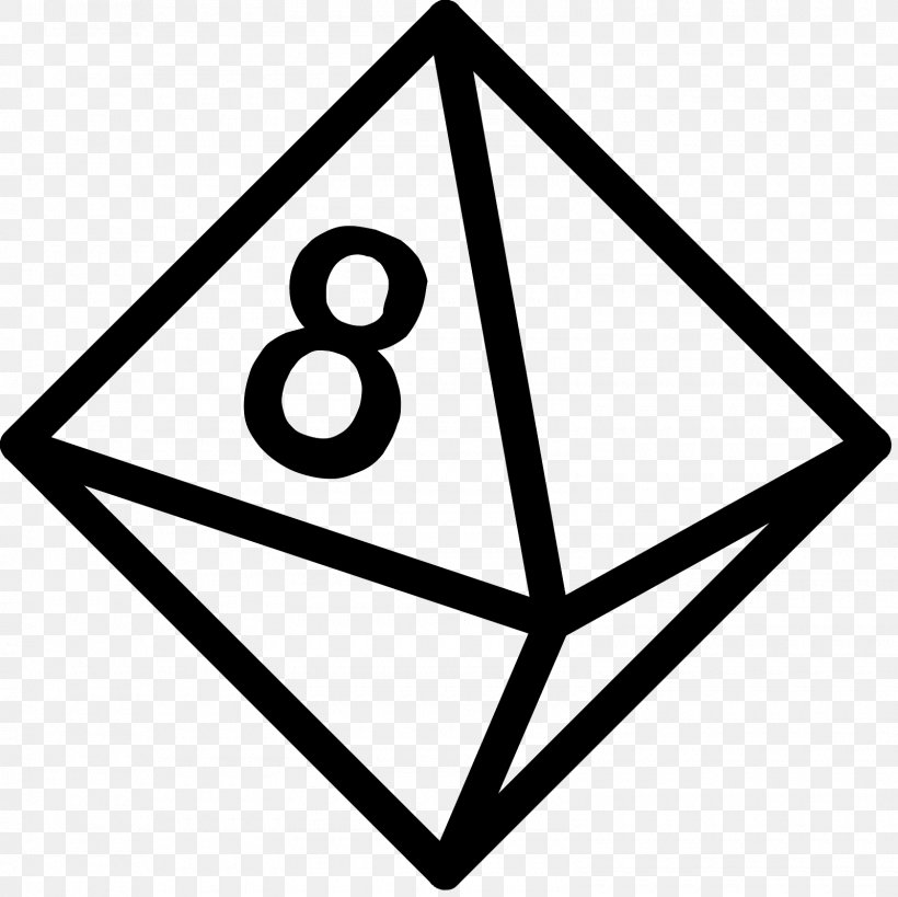 Octahedron Polyhedron Triangle Face, PNG, 1600x1600px, Octahedron, Area, Black And White, Brand, Dice Download Free