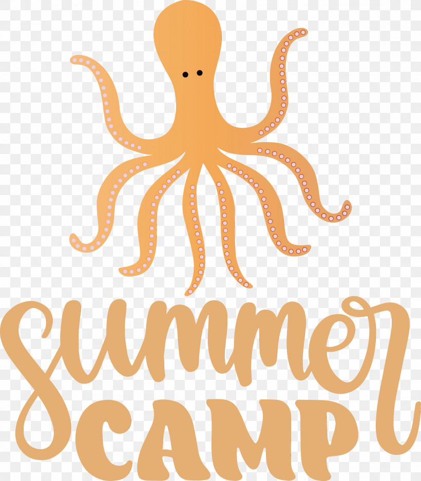 Octopus Logo Cartoon Octopus / M 0jc, PNG, 2623x3000px, Summer Camp, Camp, Cartoon, Line, Logo Download Free