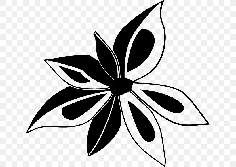 Star Anise Clip Art, PNG, 640x581px, Star Anise, Allspice, Anise, Artwork, Black And White Download Free