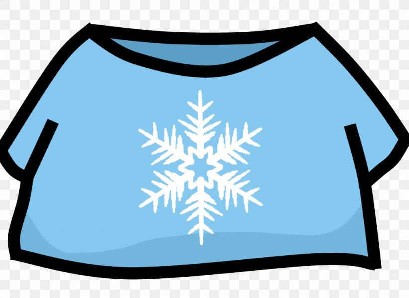 Club Penguin T-shirt Snowflake Clip Art, PNG, 1010x736px, Club Penguin, Brand, Christmas Ornament, Crystal, Electric Blue Download Free