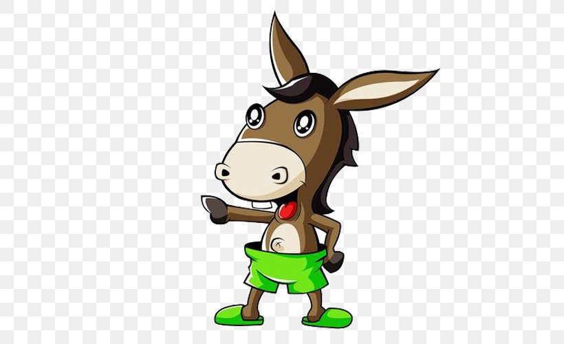 Poitou Donkey Cartoon Cuteness, PNG, 600x500px, Poitou Donkey, Animal, Avatar, Cartoon, Cattle Like Mammal Download Free