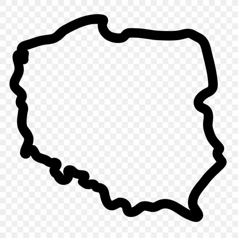 Poland Vector Map, PNG, 1600x1600px, Poland, Area, Atlas, Black, Black And White Download Free