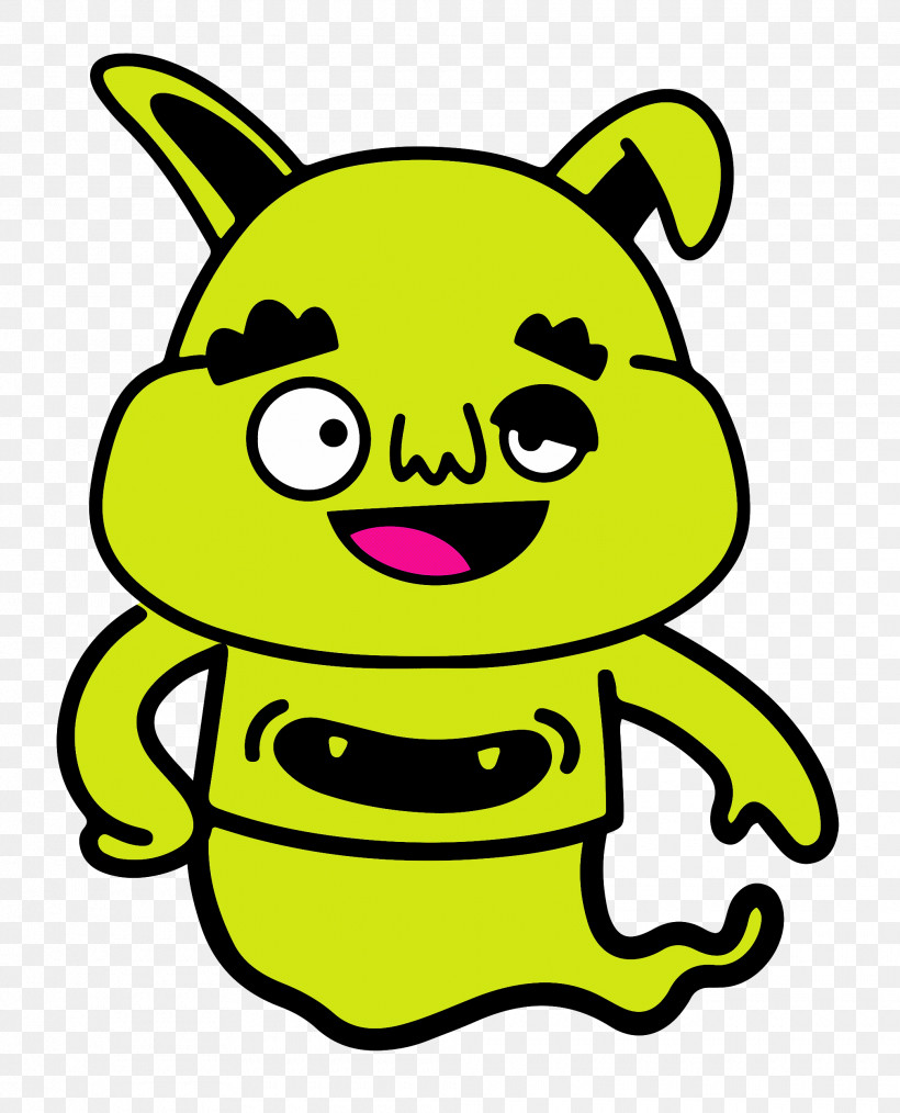 Cartoon Yellow Snout Meter, PNG, 2020x2500px, Monster, Cartoon, Halloween, Meter, Snout Download Free