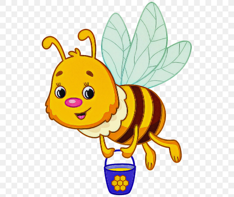 Bumblebee, PNG, 535x690px, Honeybee, Animal Figure, Bee, Bumblebee, Cartoon Download Free
