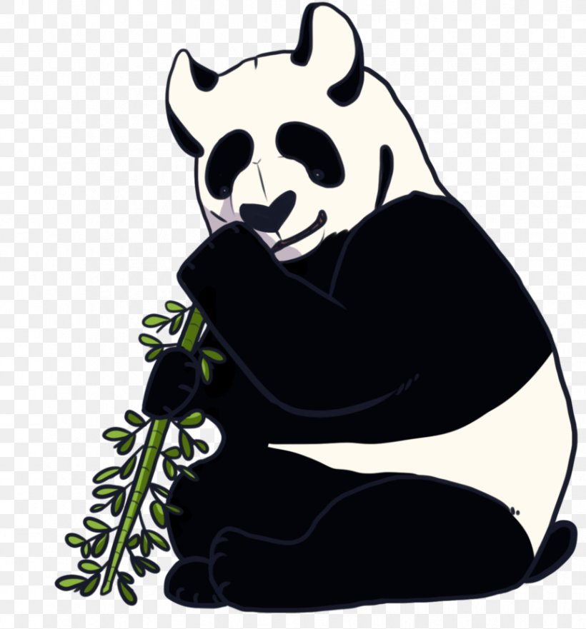 Cat Giant Panda Character Clip Art, PNG, 862x927px, Cat, Bear, Black, Black M, Carnivoran Download Free
