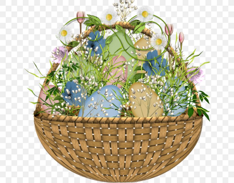 Easter Egg Easter Basket Easter Bunny, PNG, 654x640px, Easter, Basket, Cut Flowers, Easter Basket, Easter Bunny Download Free