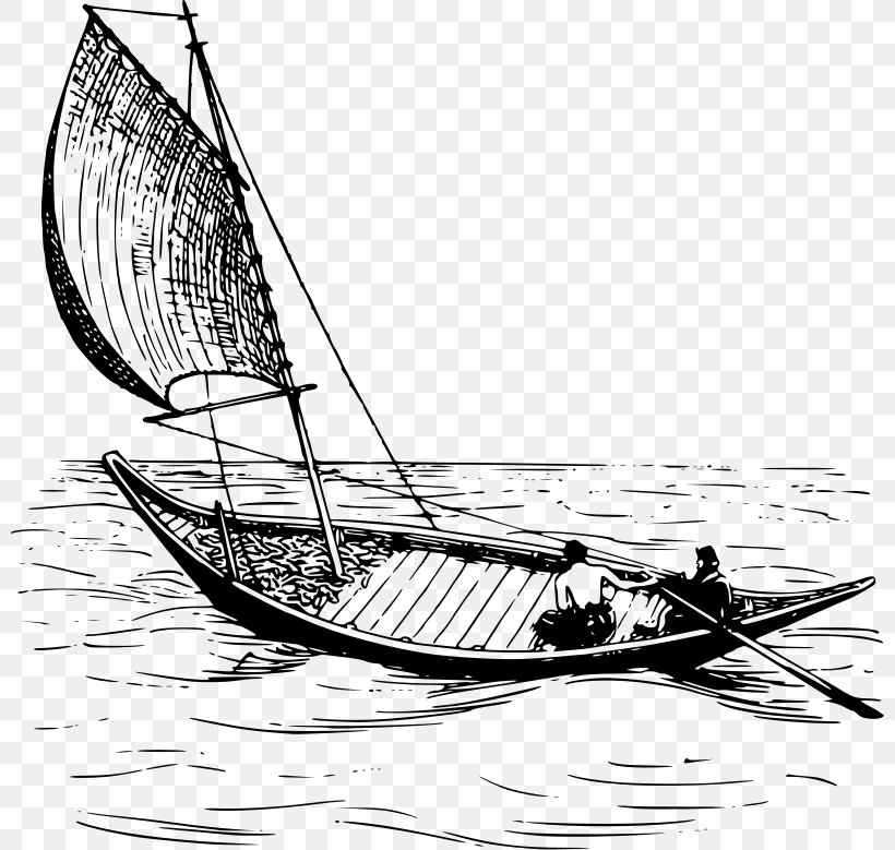Sailboat Drawing Clip Art, PNG, 800x779px, Boat, Baltimore Clipper, Barque, Black And White, Boating Download Free