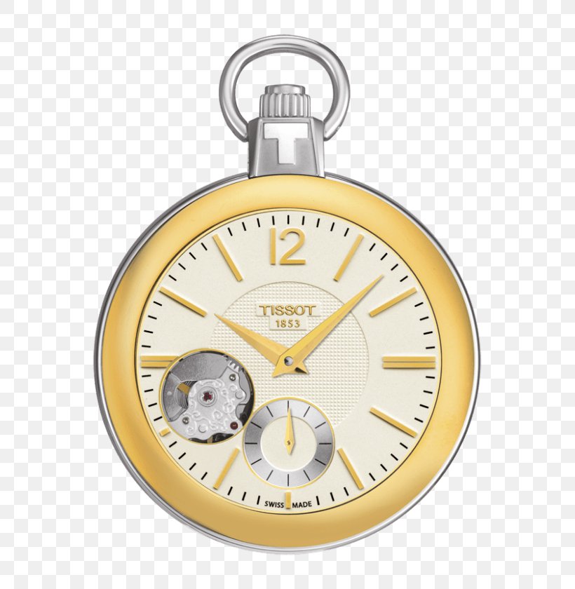 Tissot Pocket Watch Skeleton Watch Clock, PNG, 651x840px, Tissot, Clock, Clothing Accessories, Home Accessories, Jewellery Download Free