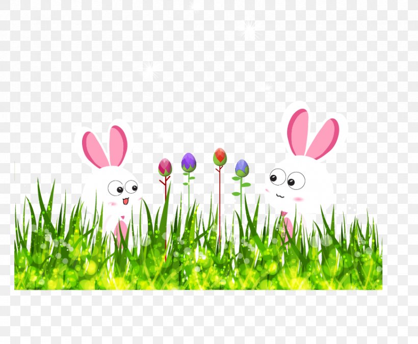 Easter Bunny Desktop Wallpaper, PNG, 871x718px, Easter Bunny, Cartoon, Color, Computer, Digital Data Download Free