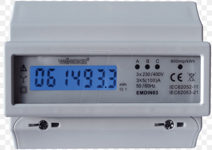 Electricity Meter Three-phase Electric Power Liquid-crystal Display Display Device DIN Rail, PNG, 903x638px, Electricity Meter, Digital Data, Din Rail, Display Device, Electric Current Download Free