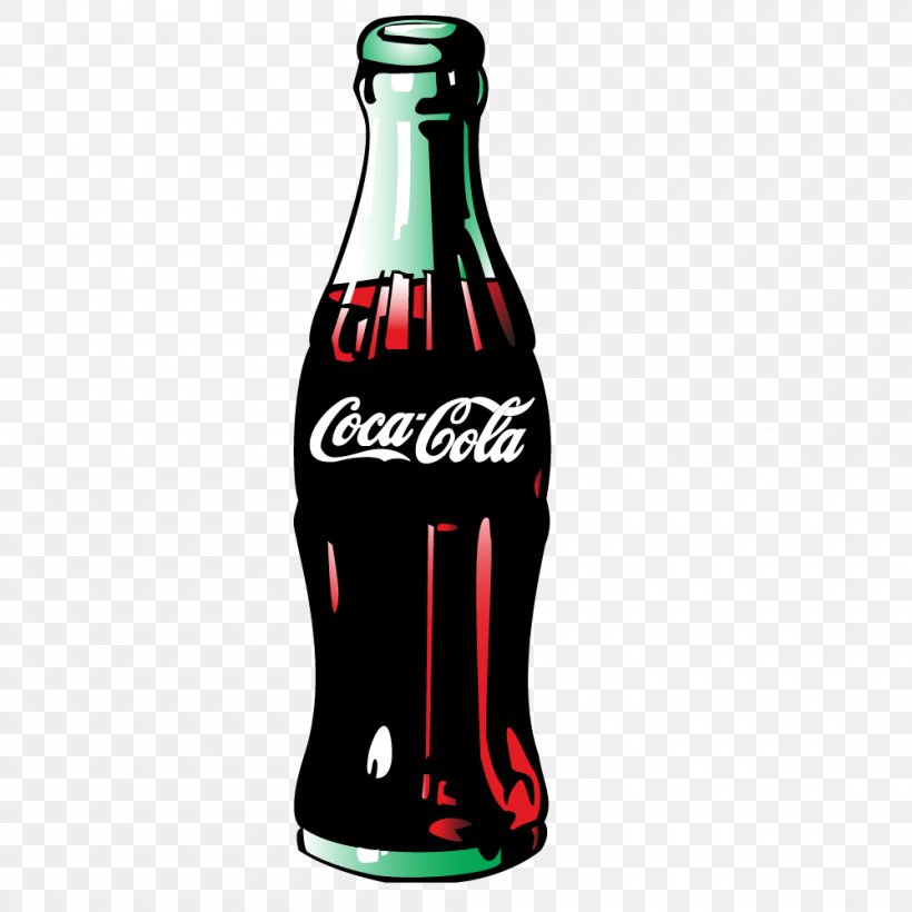 Green Coca-Cola Bottles Fizzy Drinks, PNG, 1000x1000px, Cocacola, Art, Beverage Can, Bottle, Bouteille De Cocacola Download Free