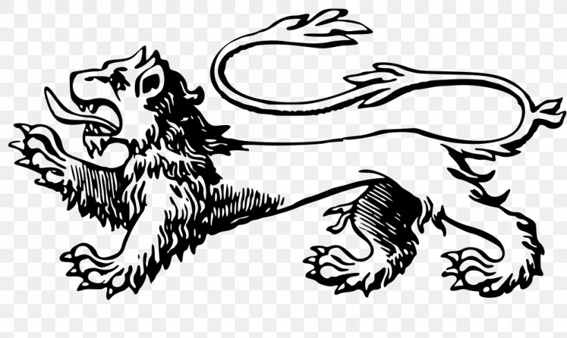 Lion Symbol Clip Art, PNG, 1000x597px, Lion, Art, Artwork, Black And White, Carnivoran Download Free