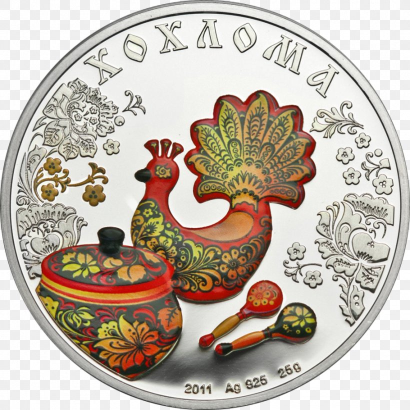 Silver Coin Jigsaw Puzzles Khokhloma, PNG, 910x910px, Coin, Bullion Coin, Ceramic, Chicken, Dishware Download Free