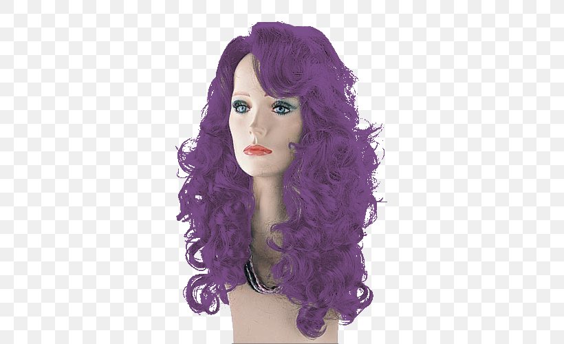 Wig Purple, PNG, 500x500px, Wig, Brown Hair, Hair Coloring, Long Hair, Magenta Download Free