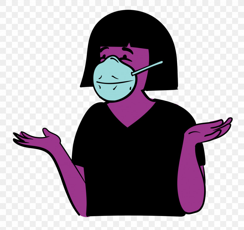 Woman Medical Mask Coronavirus, PNG, 2500x2348px, Woman, Behavior, Biology, Cartoon, Character Download Free