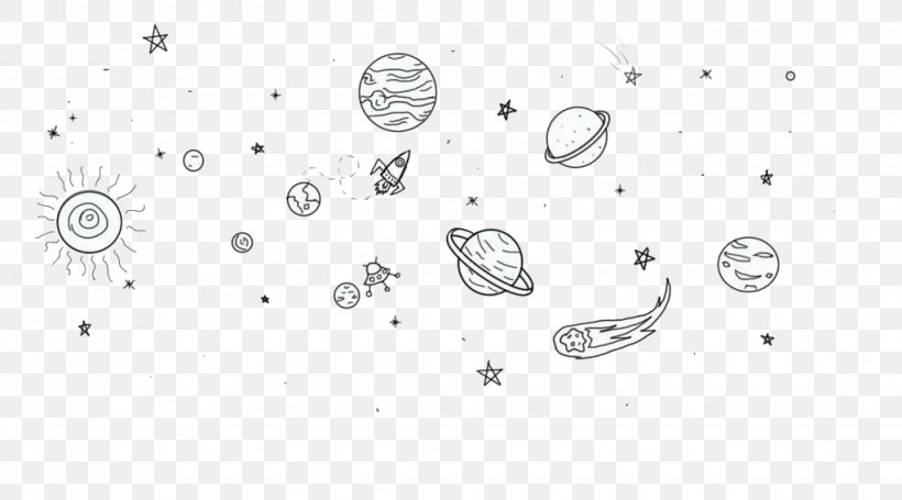 Planet Drawing PicsArt Photo Studio Outer Space, PNG, 1024x569px, Planet, Asteroid, Auto Part, Black And White, Body Jewelry Download Free