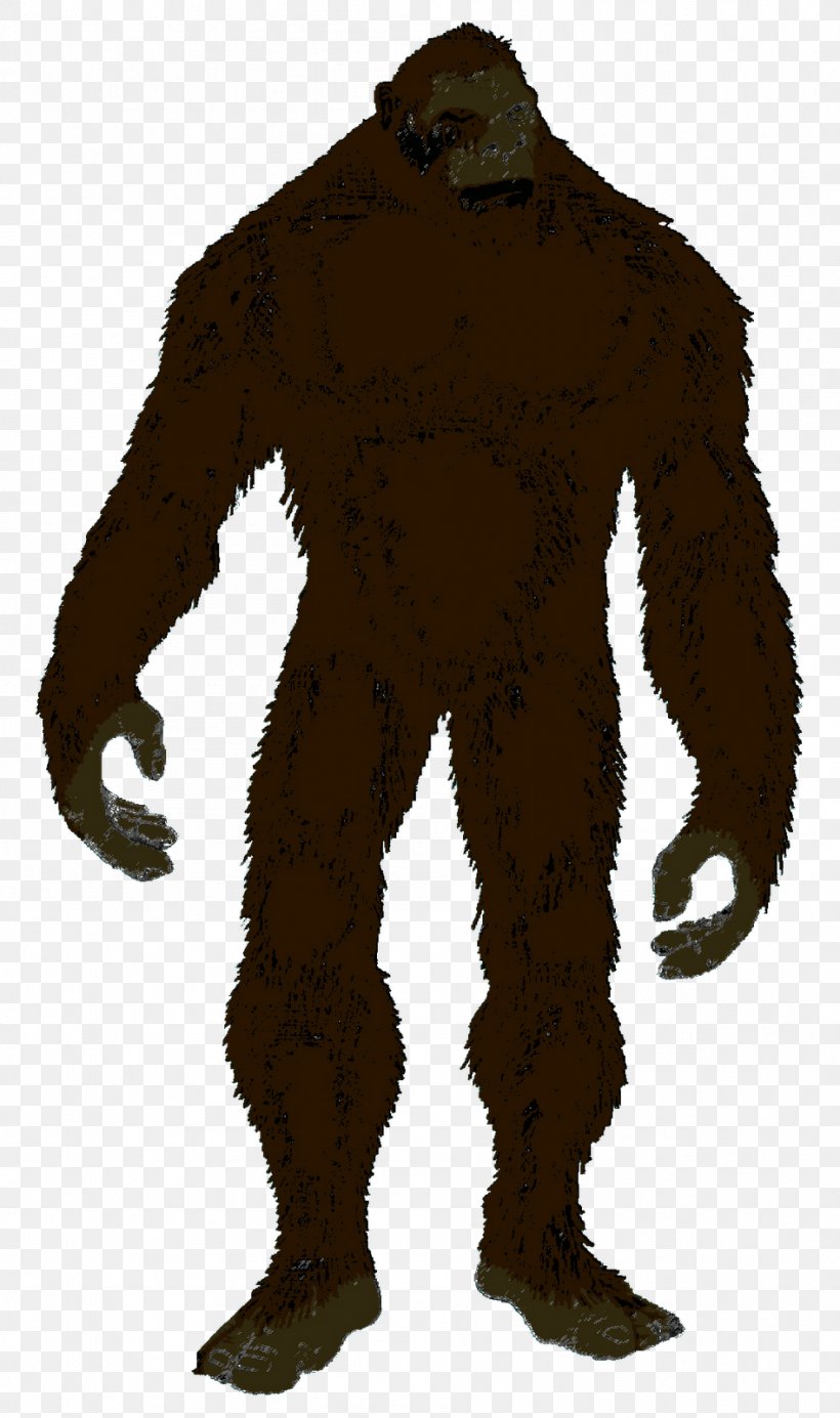 Bigfoot Silhouette Yeti Clip Art, PNG, 947x1600px, Bigfoot, Art, Decal, Drawing, Fictional Character Download Free