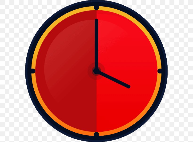 Circle Clip Art, PNG, 605x605px, Clock, Area, Home Accessories, Orange, Wall Clock Download Free