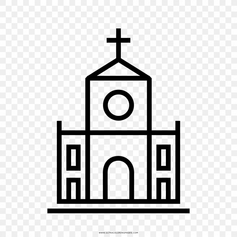 Drawing Coloring Book Christian Church, PNG, 1000x1000px, Drawing, Area, Black And White, Brand, Christian Church Download Free