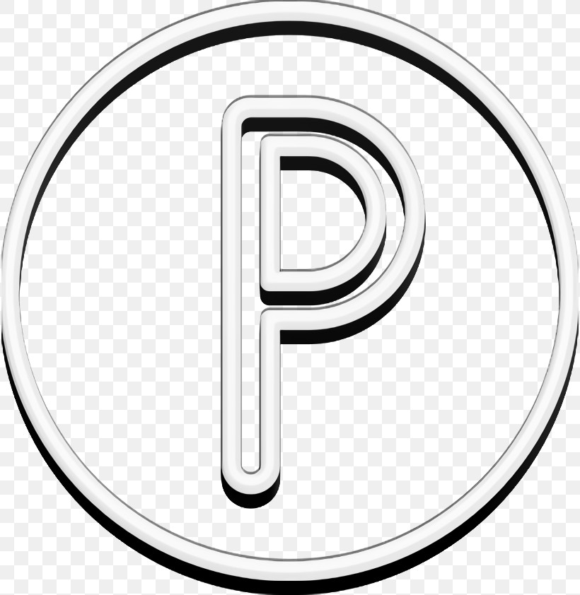 Hotel Services Icon Parking Icon, PNG, 816x842px, Hotel Services Icon, Black, Black And White, Circle, Line Art Download Free