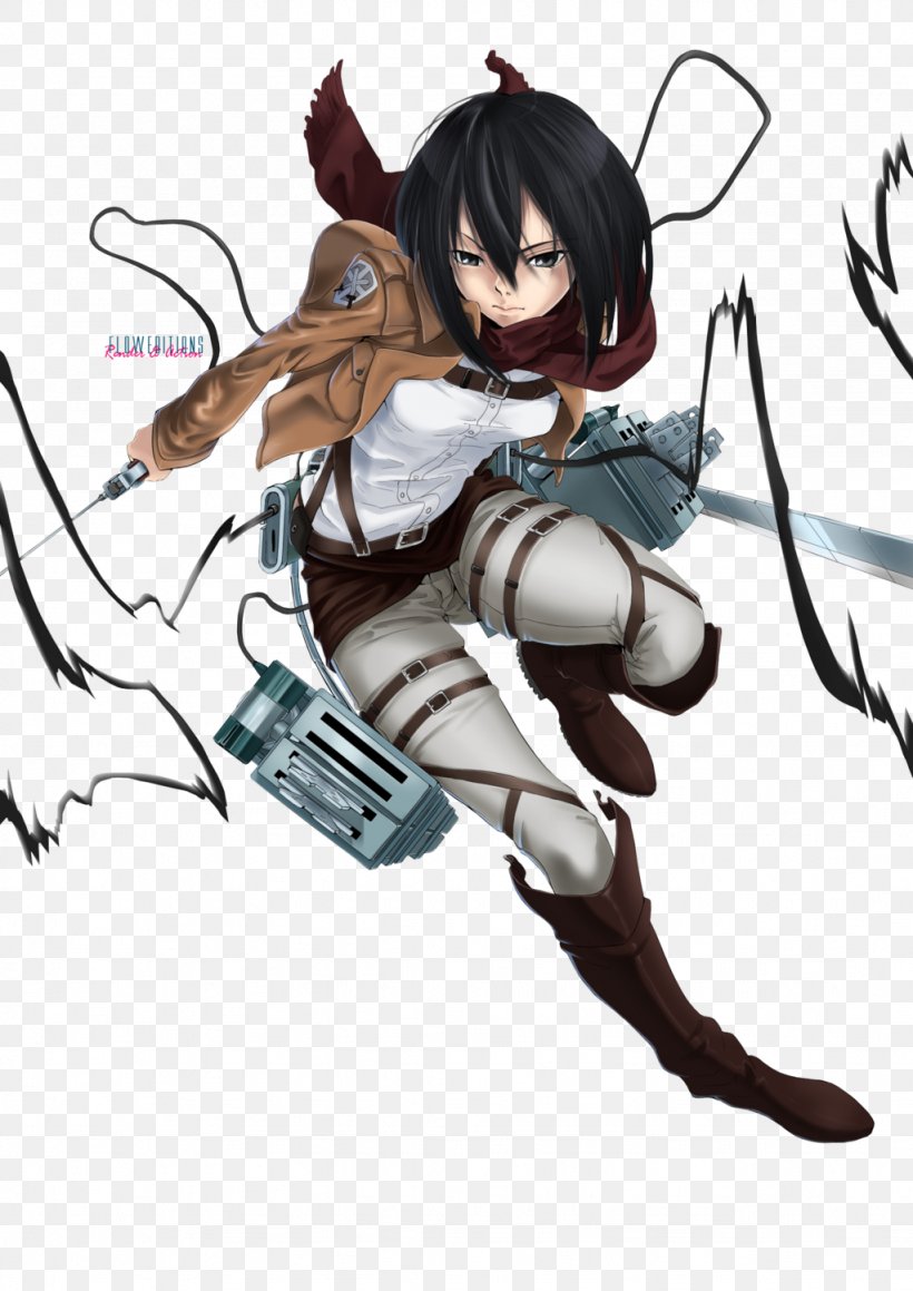 Mikasa Ackerman Eren Yeager T-shirt Armin Arlert Attack On Titan, PNG, 1024x1448px, Watercolor, Cartoon, Flower, Frame, Heart Download Free