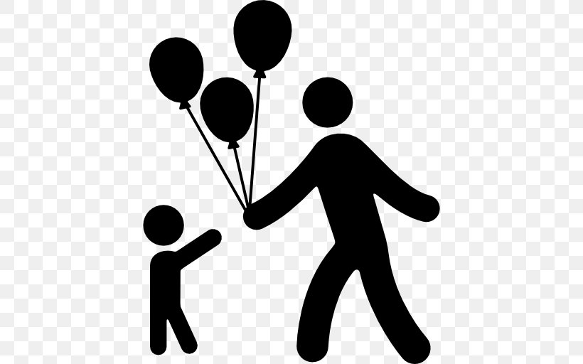 Child Balloon, PNG, 512x512px, Child, Area, Balloon, Black And White, Childhood Download Free