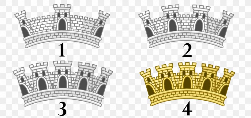 Mural Crown Heraldry Defensive Wall Coat Of Arms, PNG, 1280x605px, Mural Crown, Baron, Castle, City, Coat Of Arms Download Free